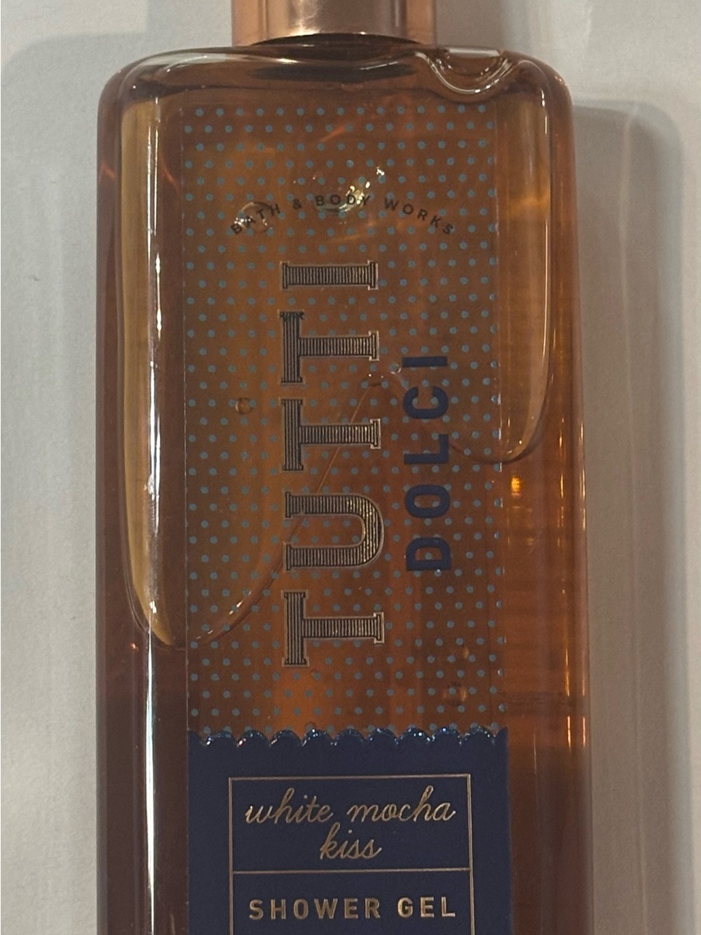 Bath and Body Works White Mocha Kiss Sower Gel